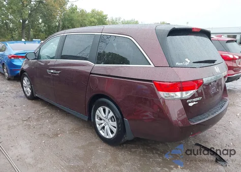 2015 Honda Odyssey Ex-L from USA, damaged, VIN 5FNRL5H63FB111396